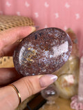 Red Moss Sea Jasper Palmstone