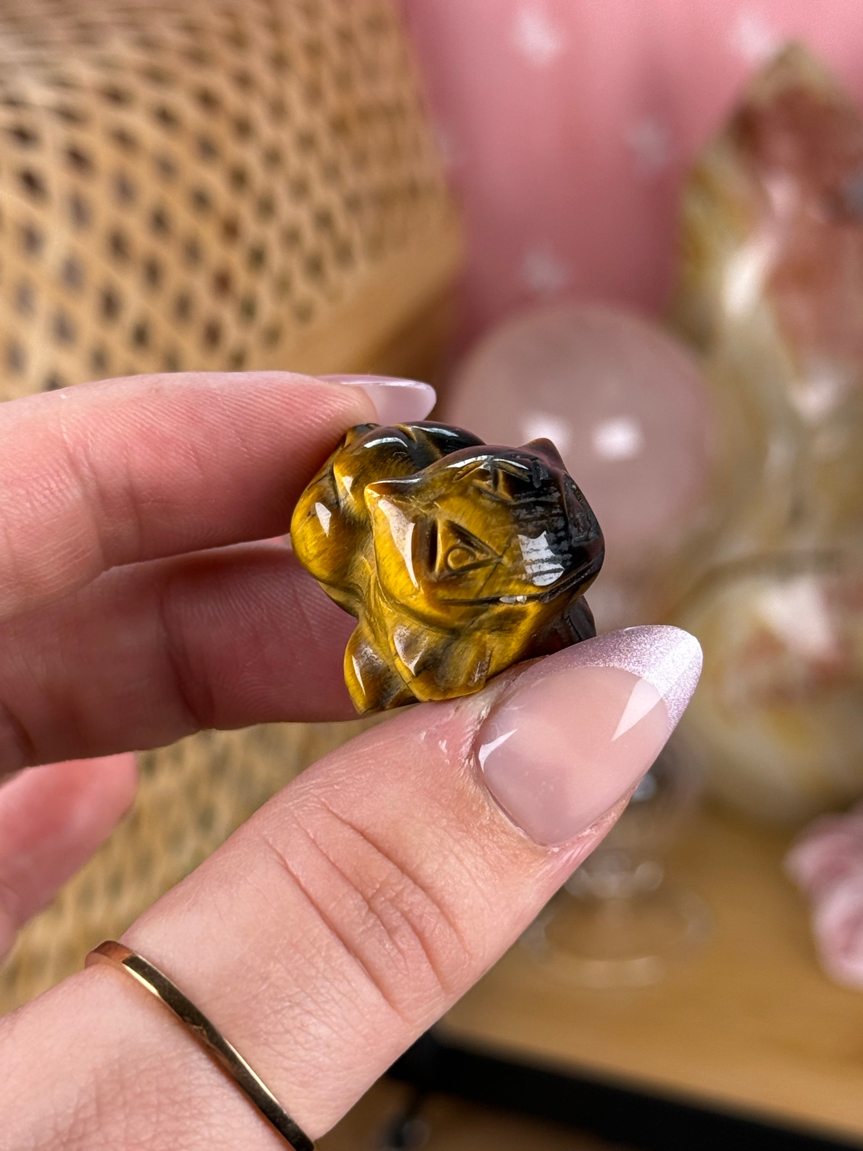Crystal-Carved Pokémon Mini Figurines