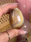 Polychrome Jasper Eggs Crystal Carvings