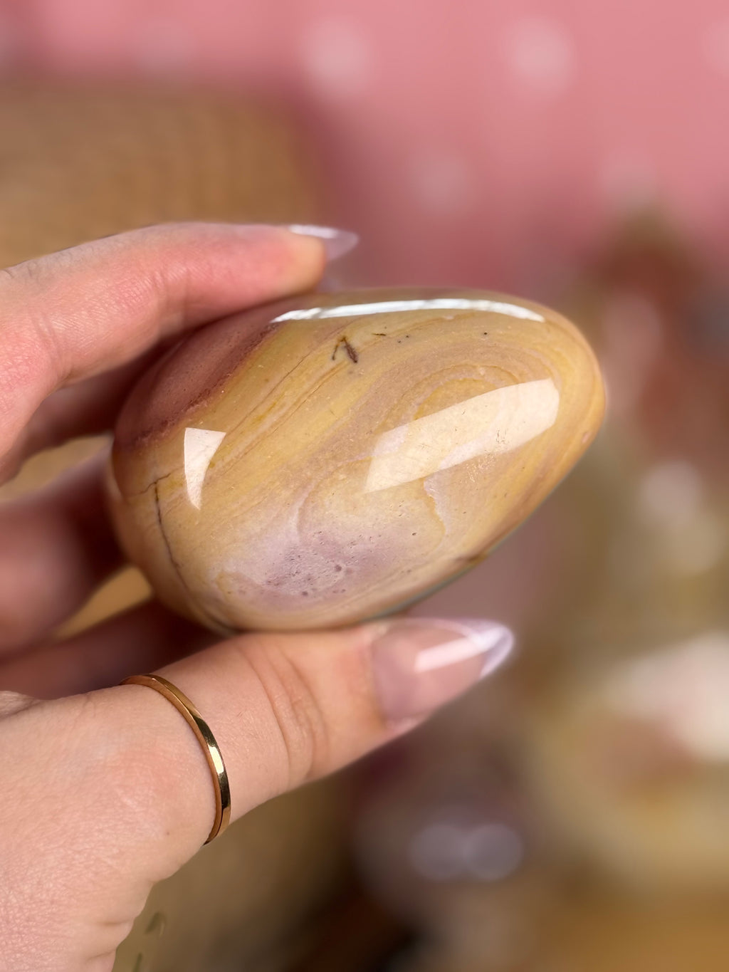 Polychrome Jasper Egg Crystal Carving