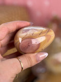 Polychrome Jasper Egg Crystal Carving