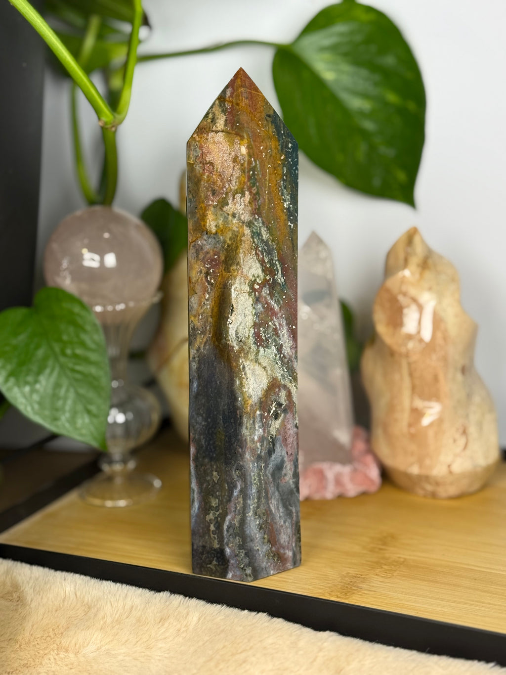 Sea Jasper Tower | Statement Piece | High Quality