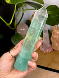 Watermelon Fluorite Crystal Tower D