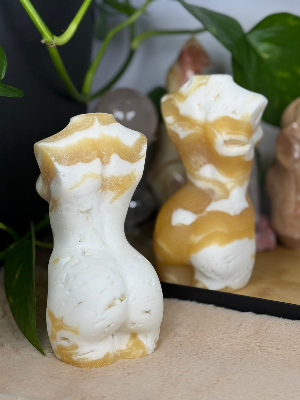 Honey Calcite Goddess Bodies Statement Piece