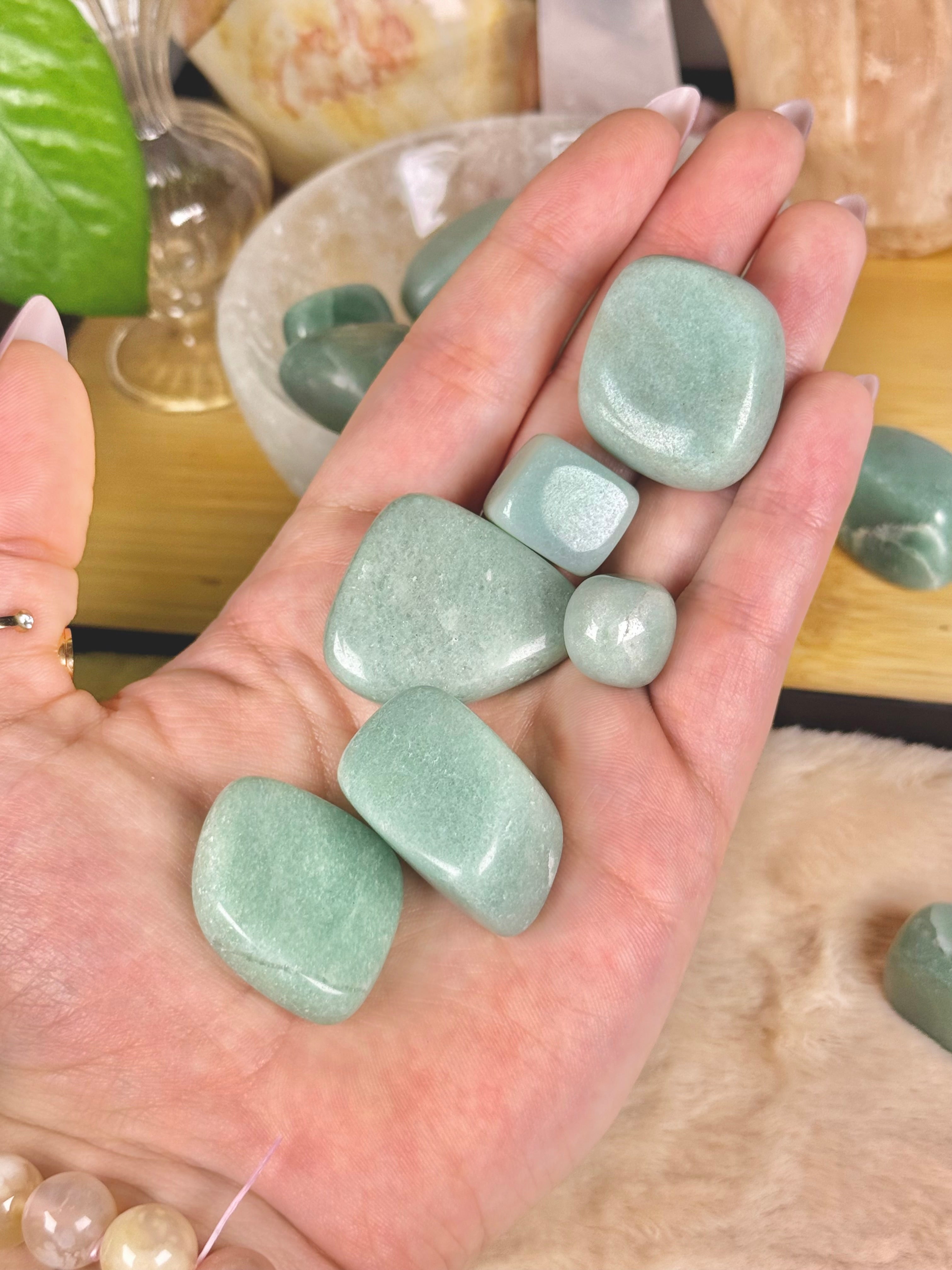 Green Aventurine Tumbles
