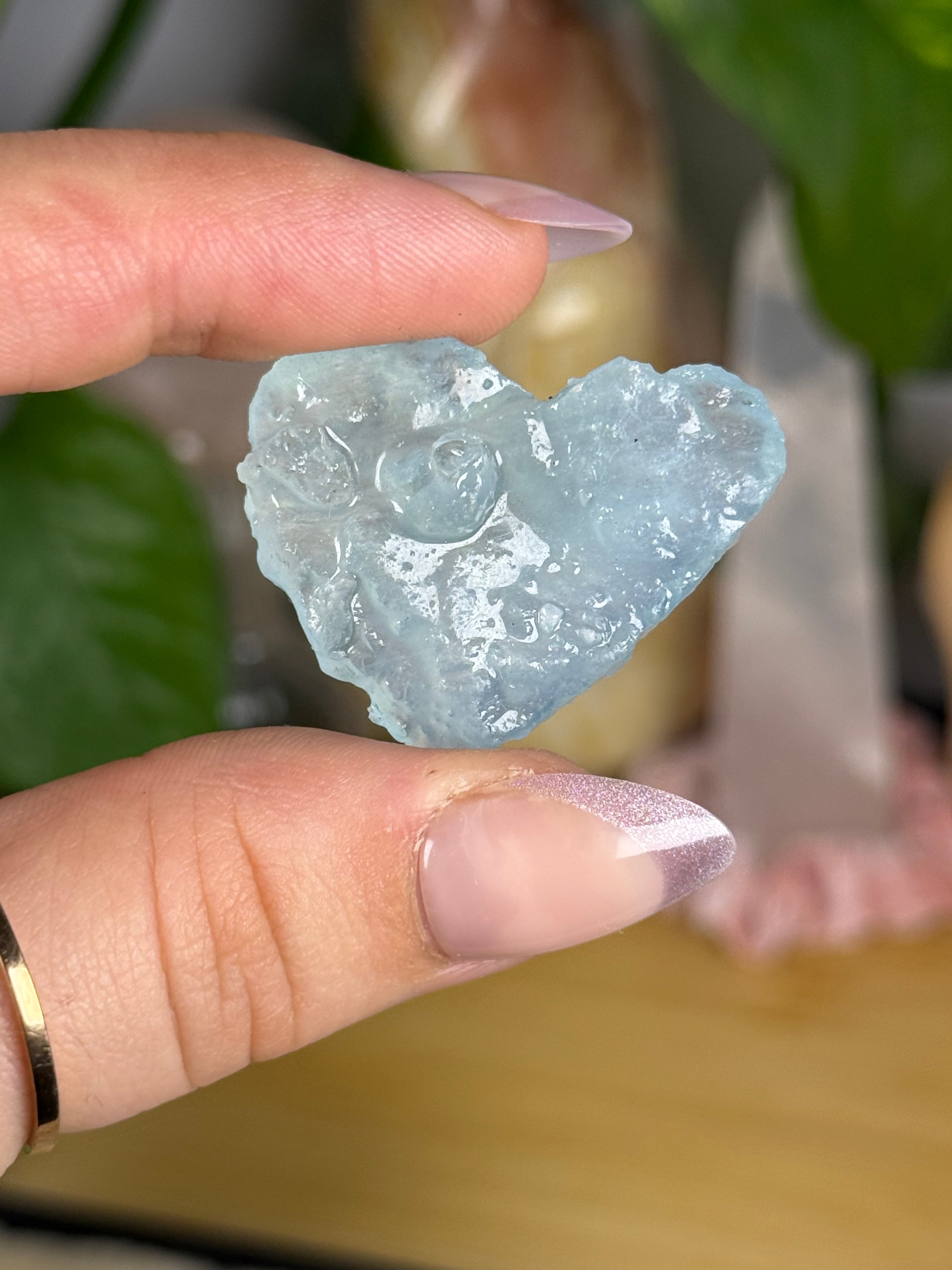Aquamarine Raw Crystal | High Quality Transparent Piece