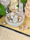 Hematoid Rutilated Quartz Tumbles