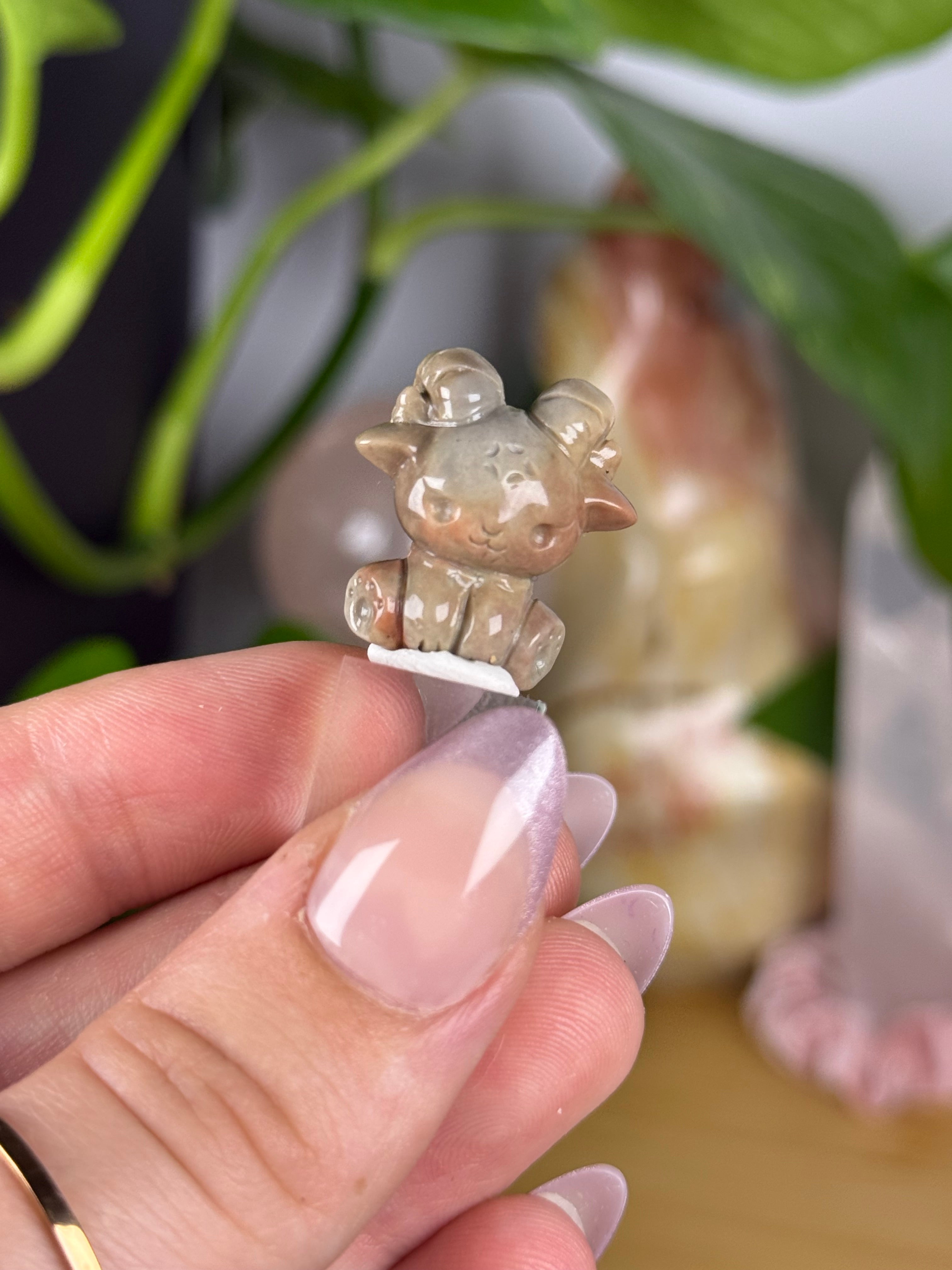 Alashan Agate Mini Carvings RARE Agates