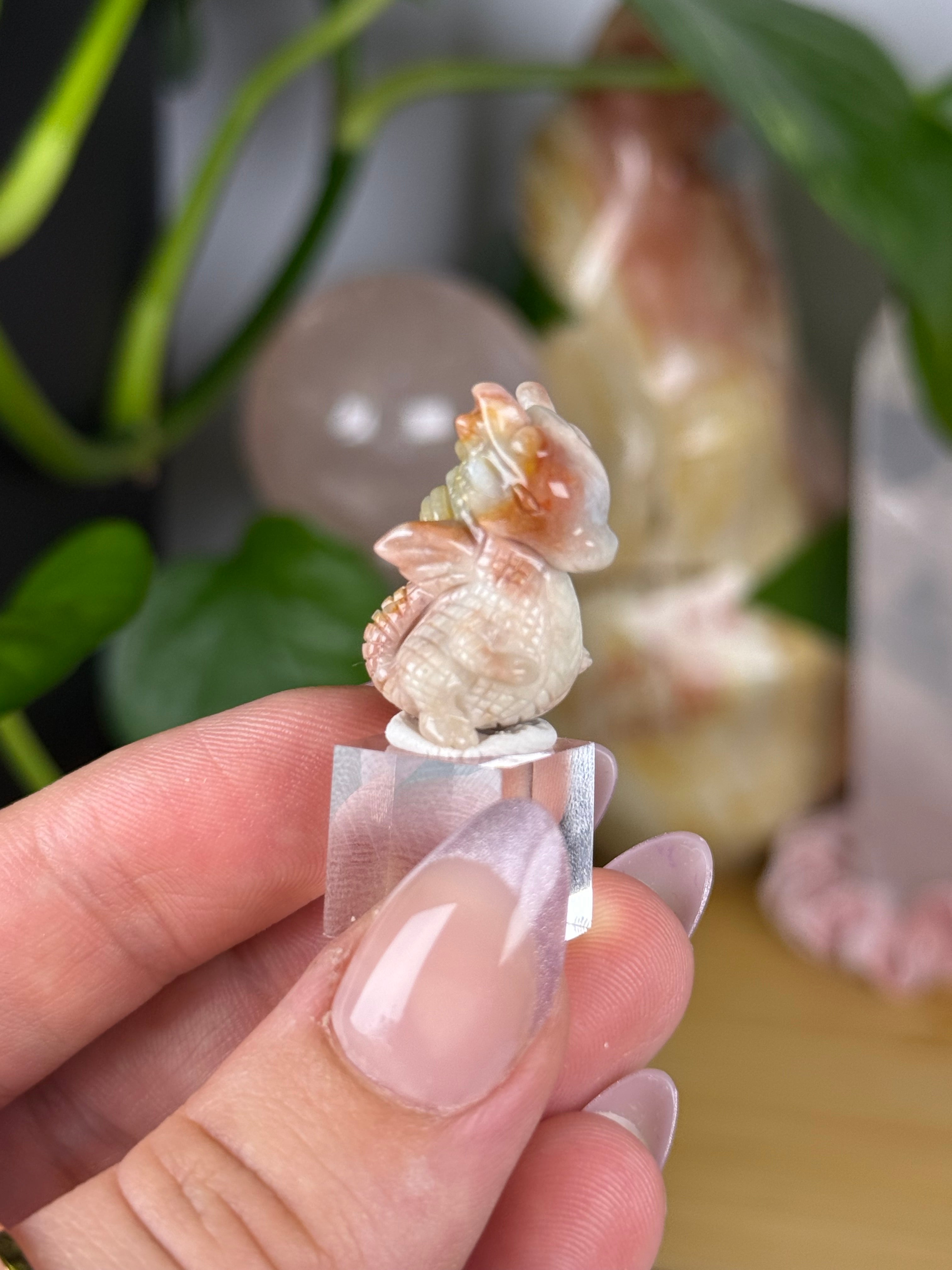 Alashan Agate Mini Carvings RARE Agates