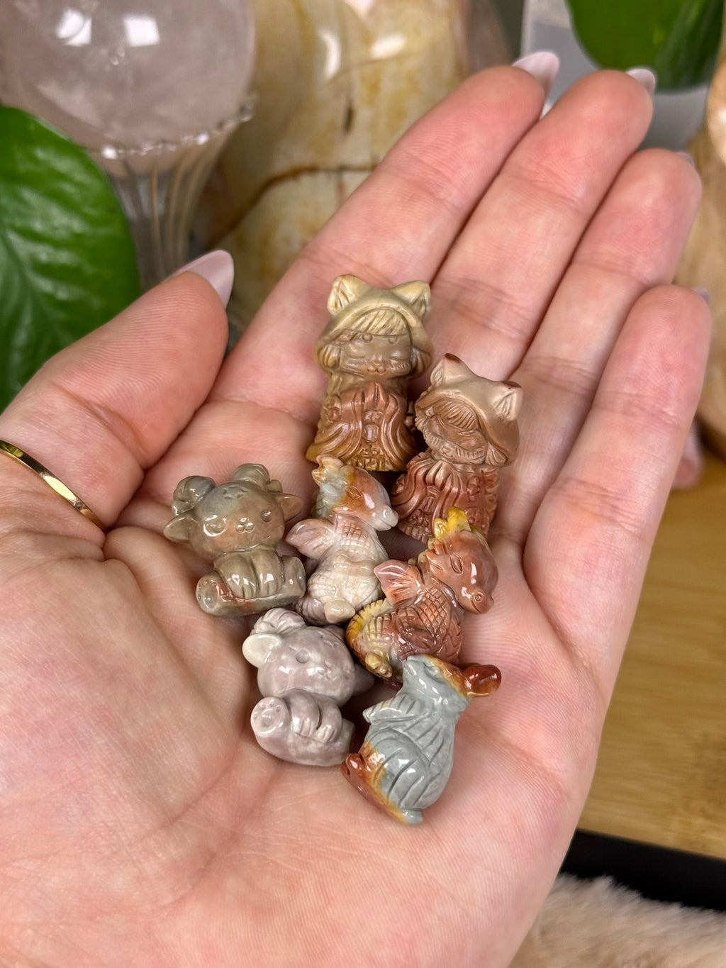 Alashan Agate Mini Carvings RARE Agates