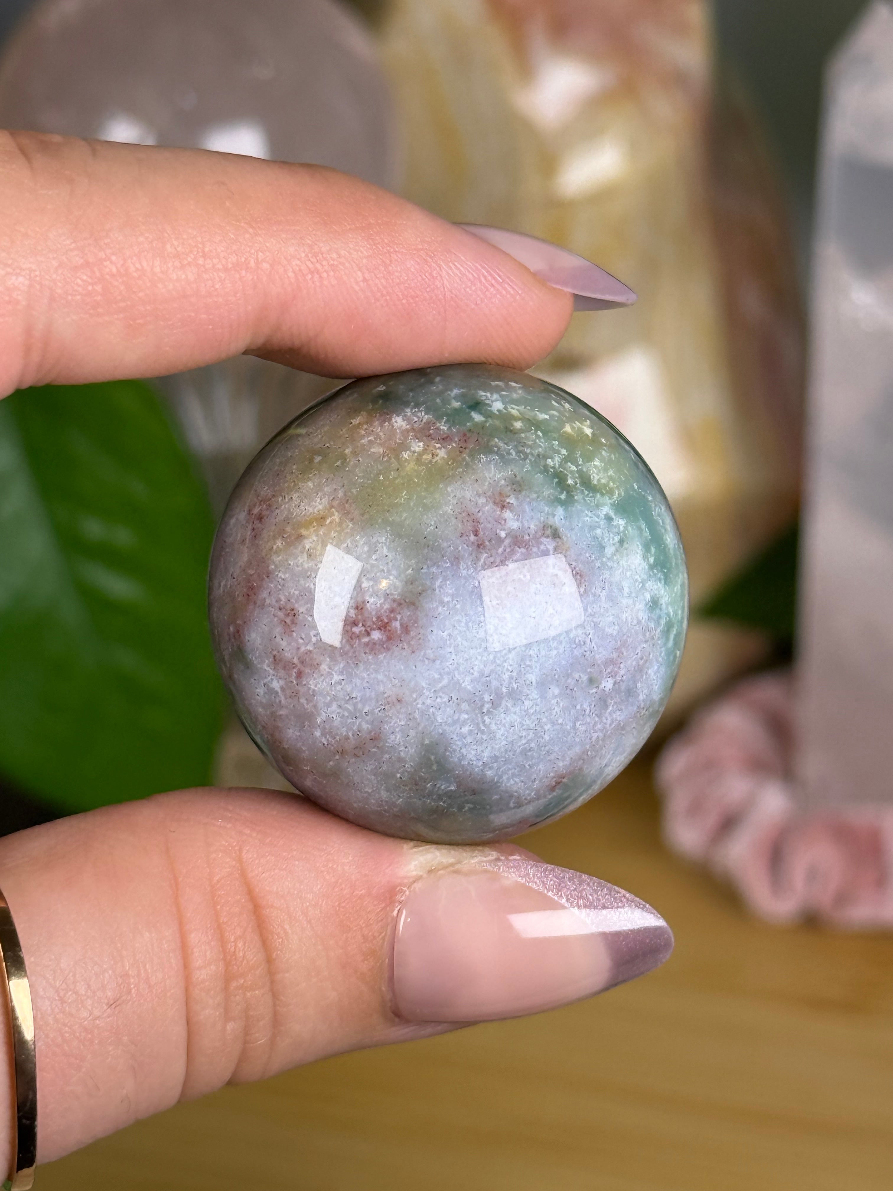 Sea Jasper Spheres