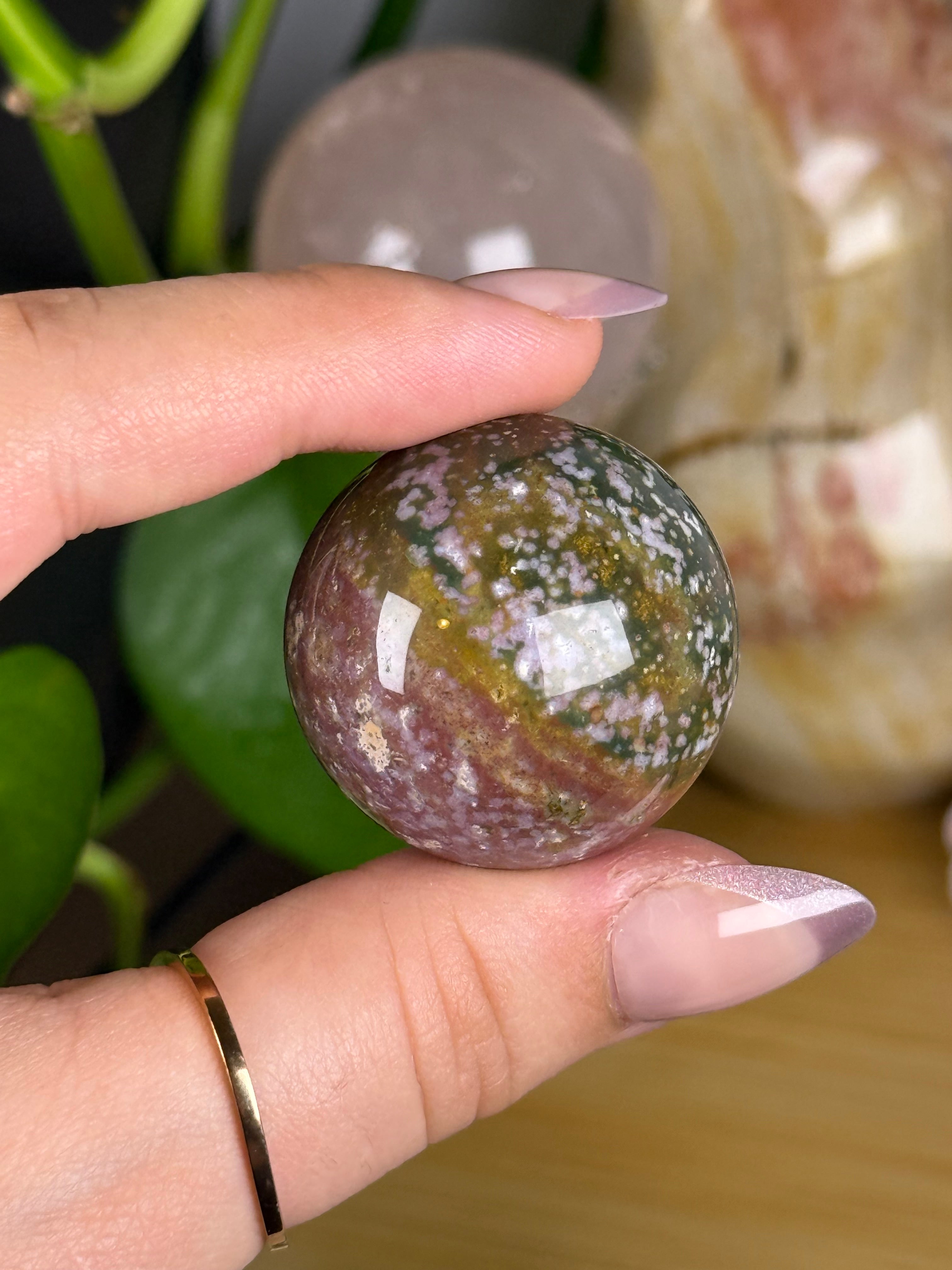 Sea Jasper Spheres