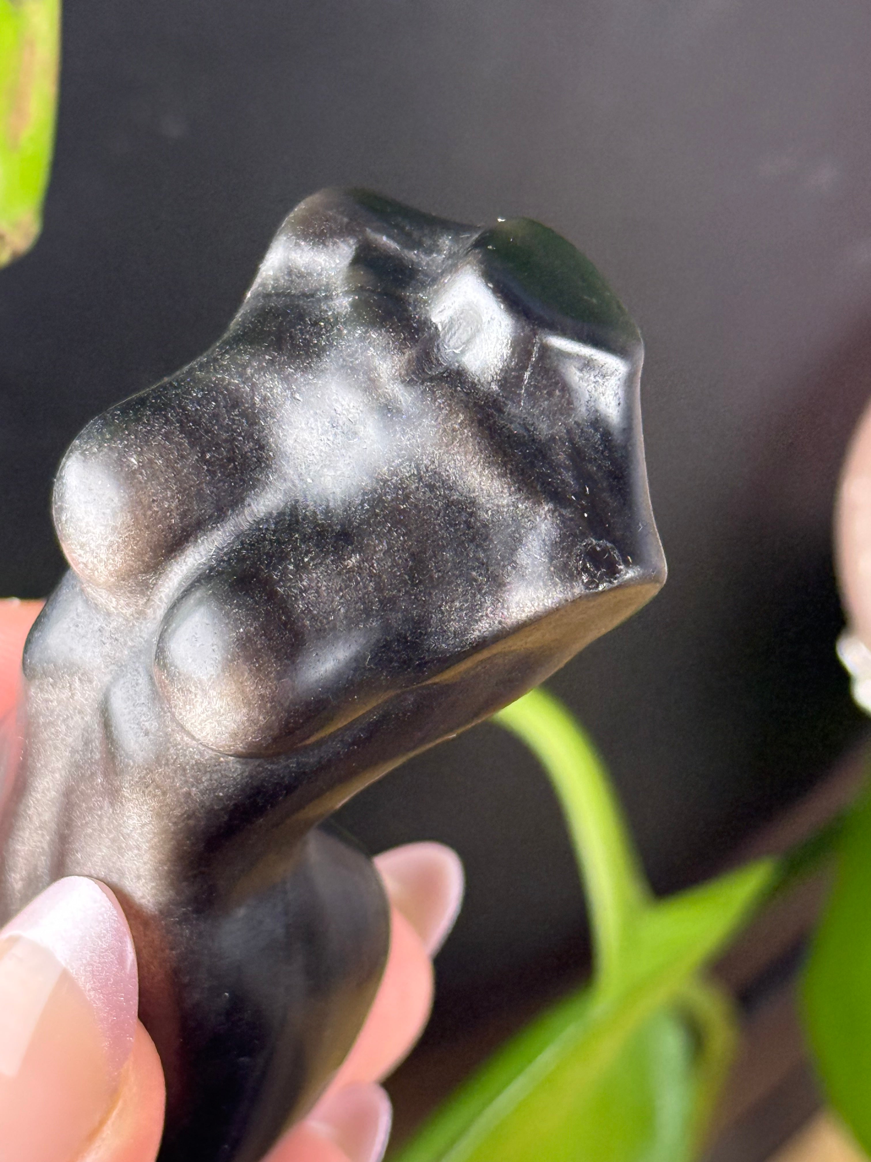 Silver Sheen Obsidian Lady Body Imperfect