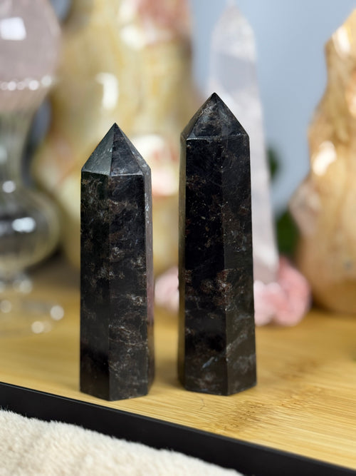 Garnet Astrophyllite Mini Towers