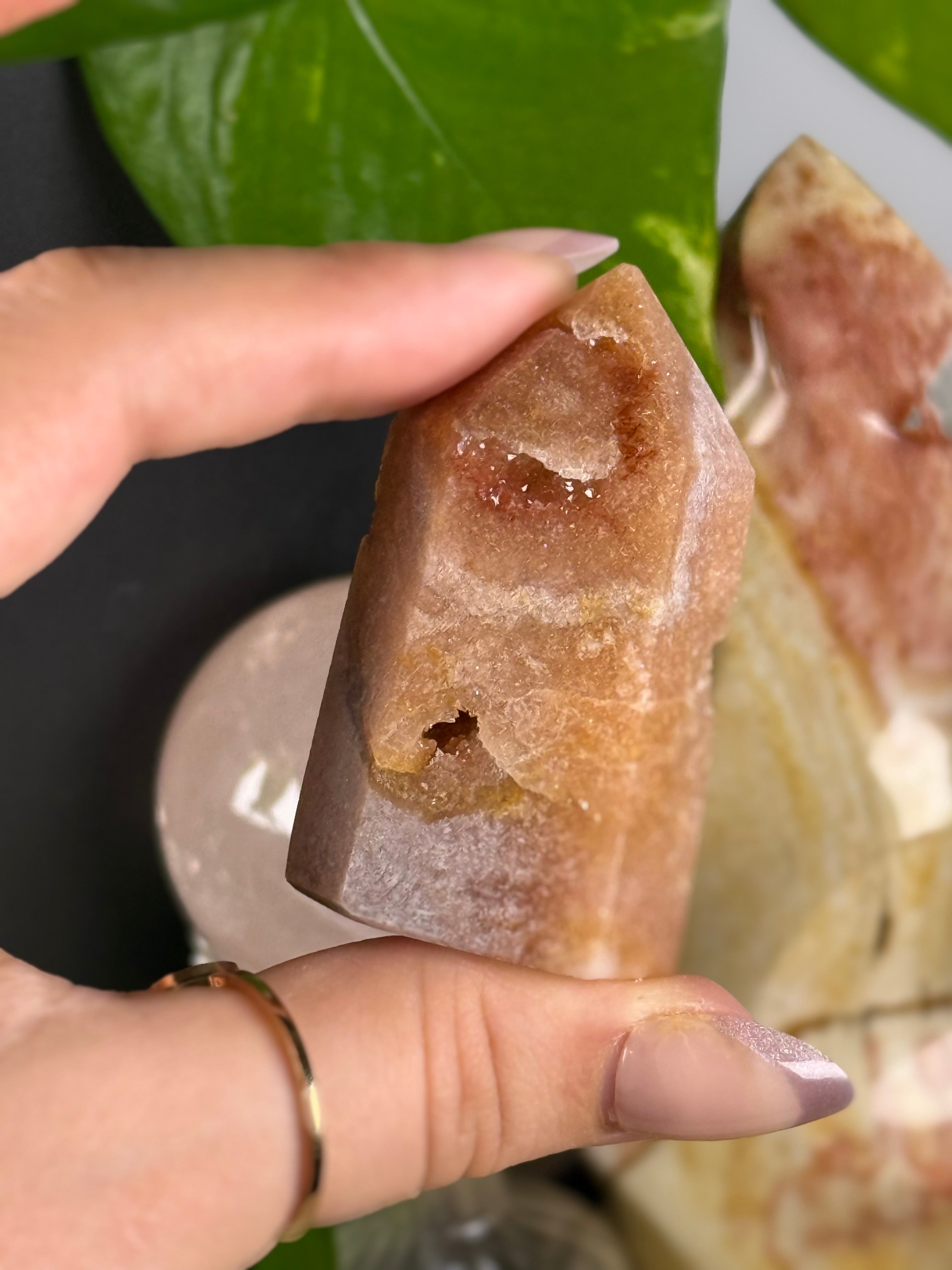 Pink Amethyst Mini Towers