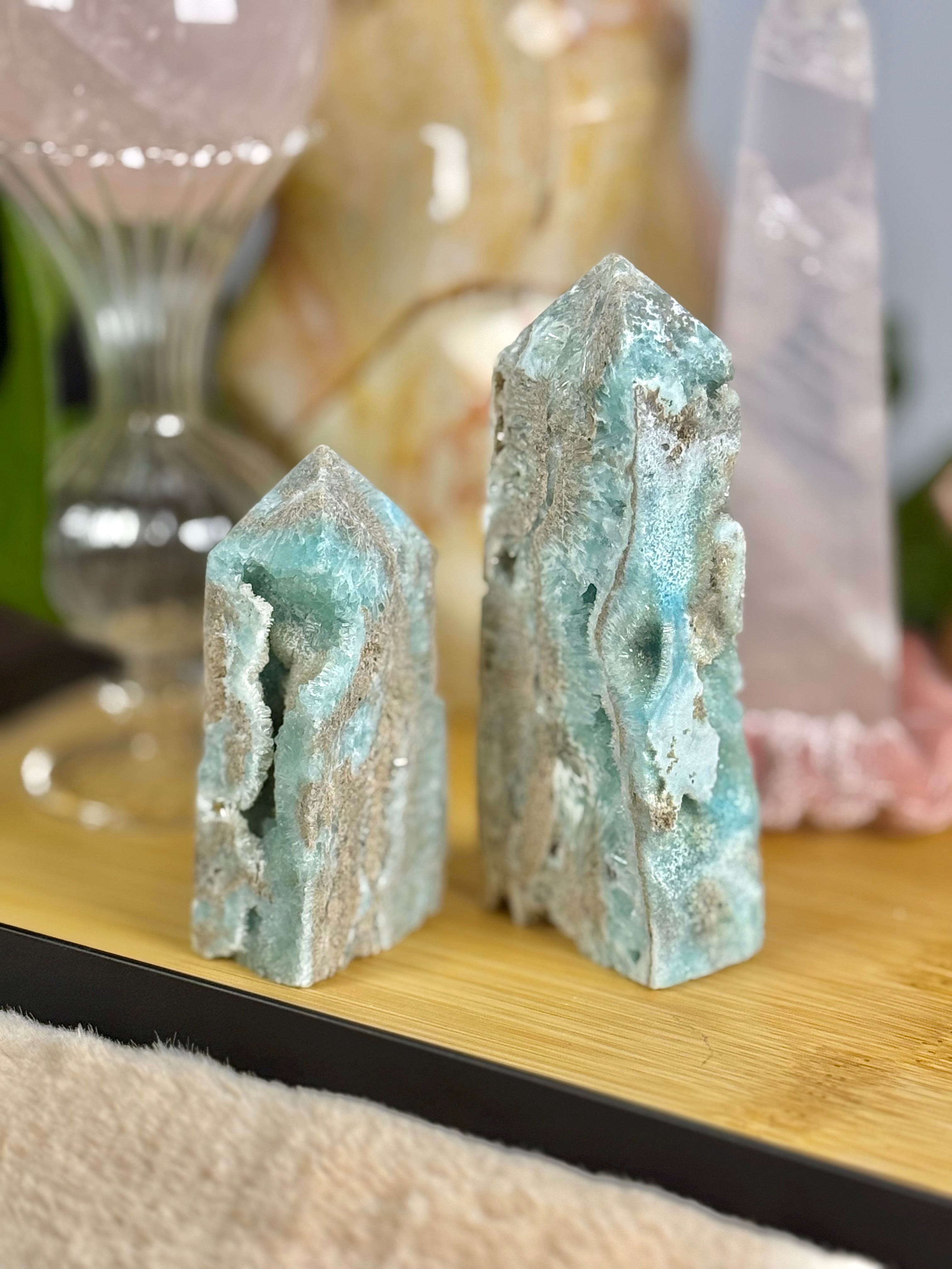 Hemimorphite Mini Towers