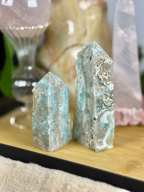 Hemimorphite Mini Towers