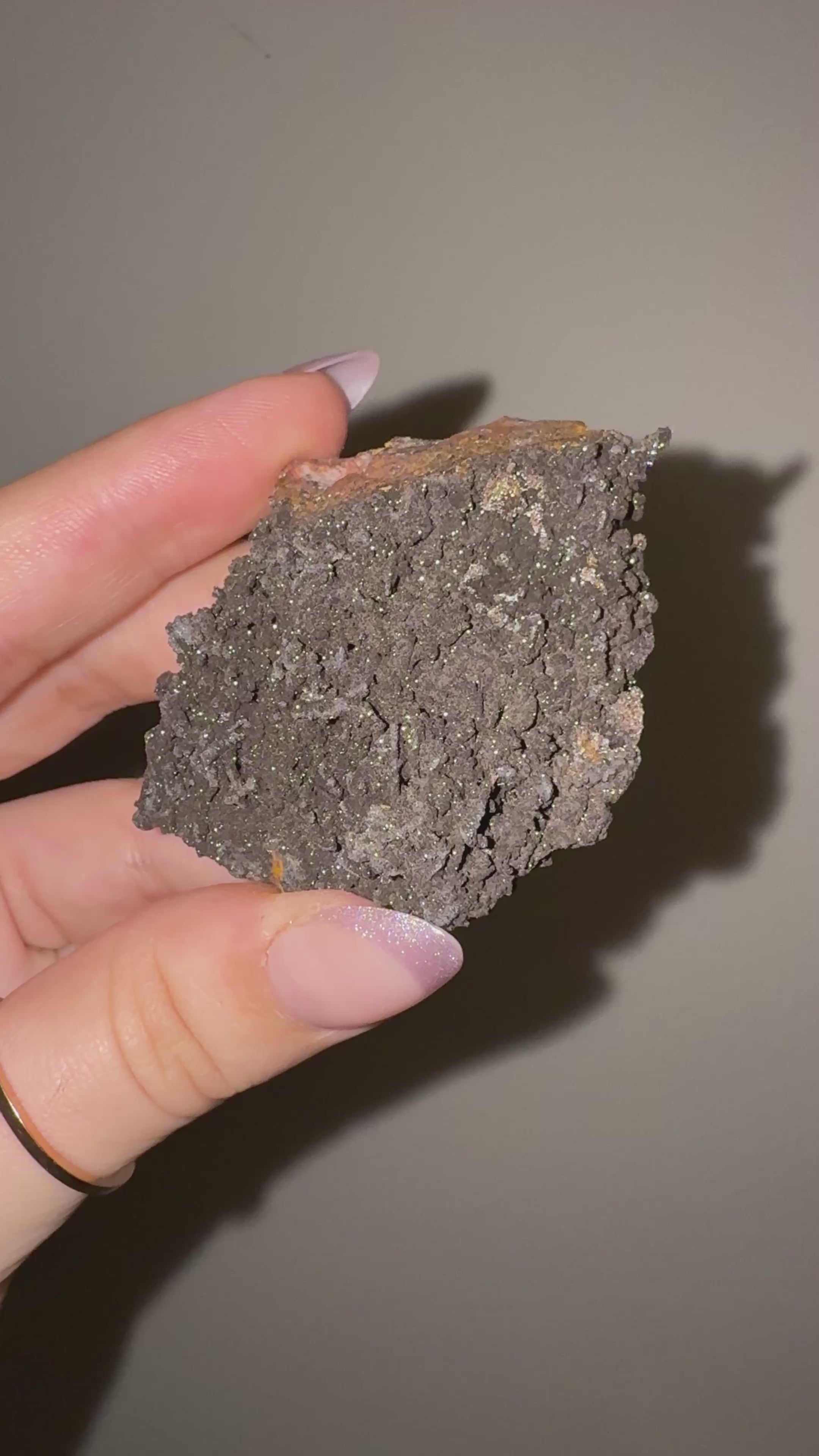 Manganese in Quartz C | Druzy Specimen | Quartz with Manganese Inclusions