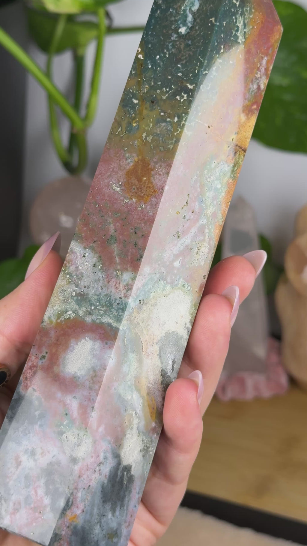 Sea Jasper Tower | Statement Piece | High Quality