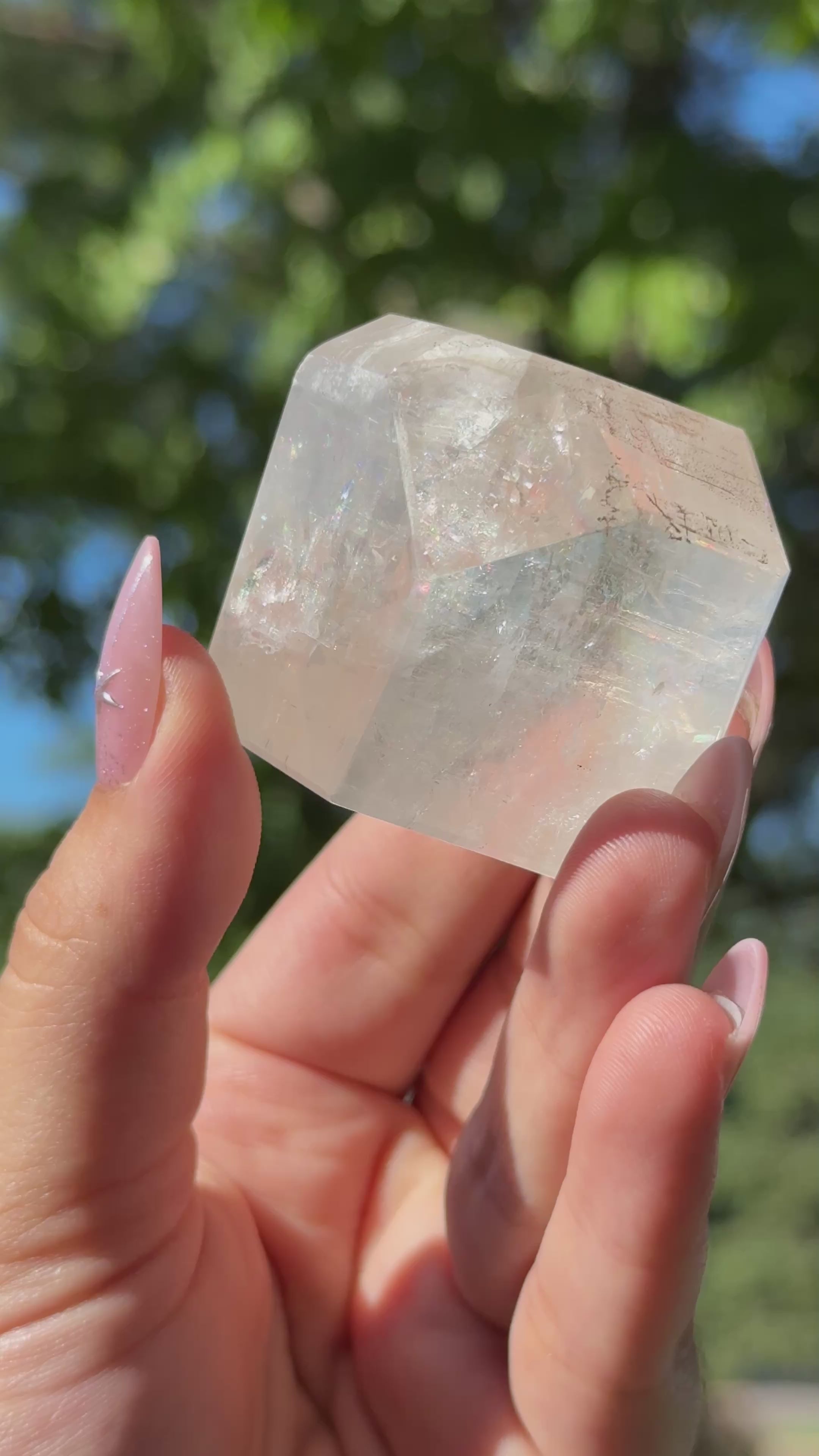 Optical Calcite High Quality Freeform Q