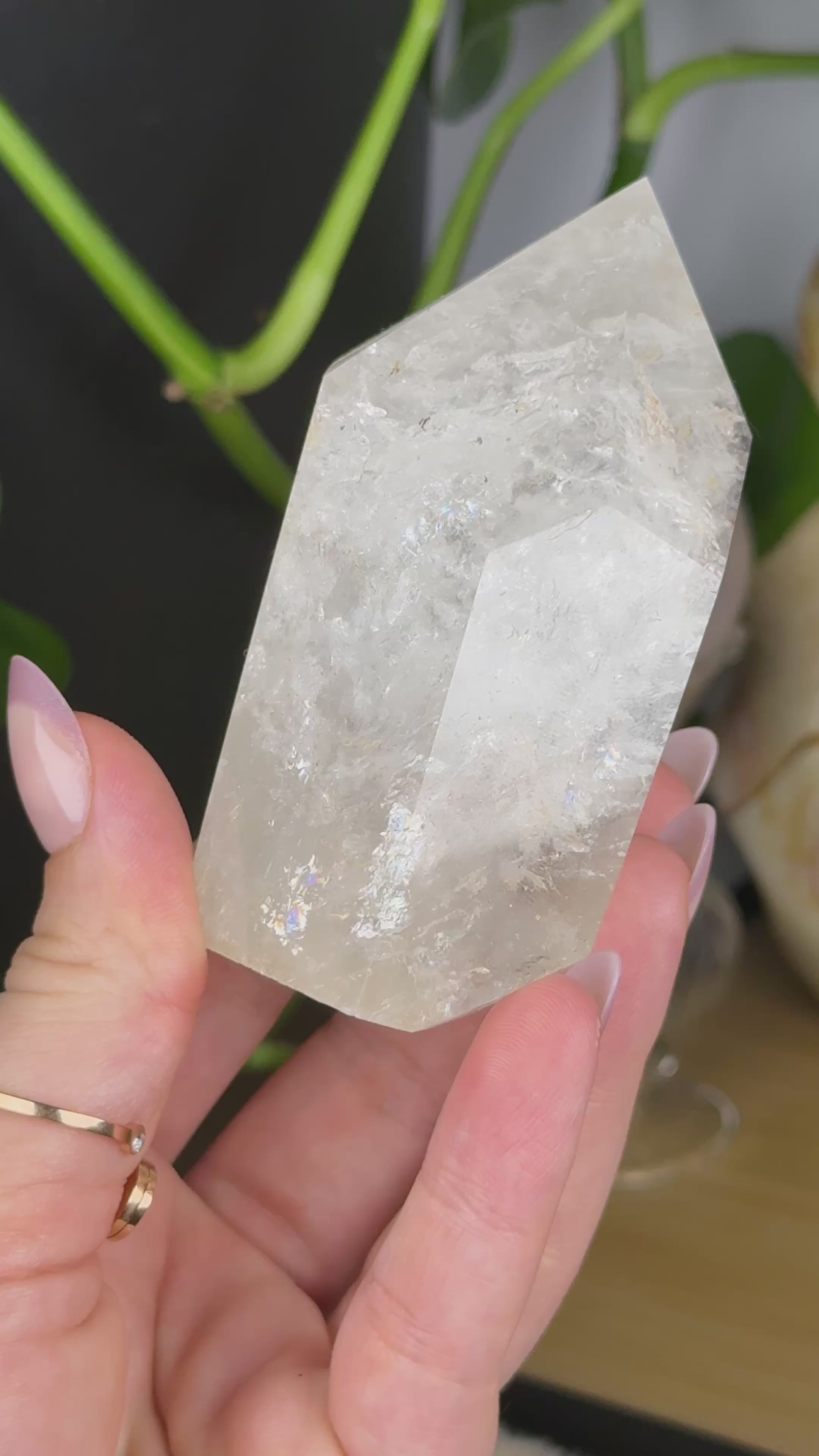 Option C Clear Quartz Crystal