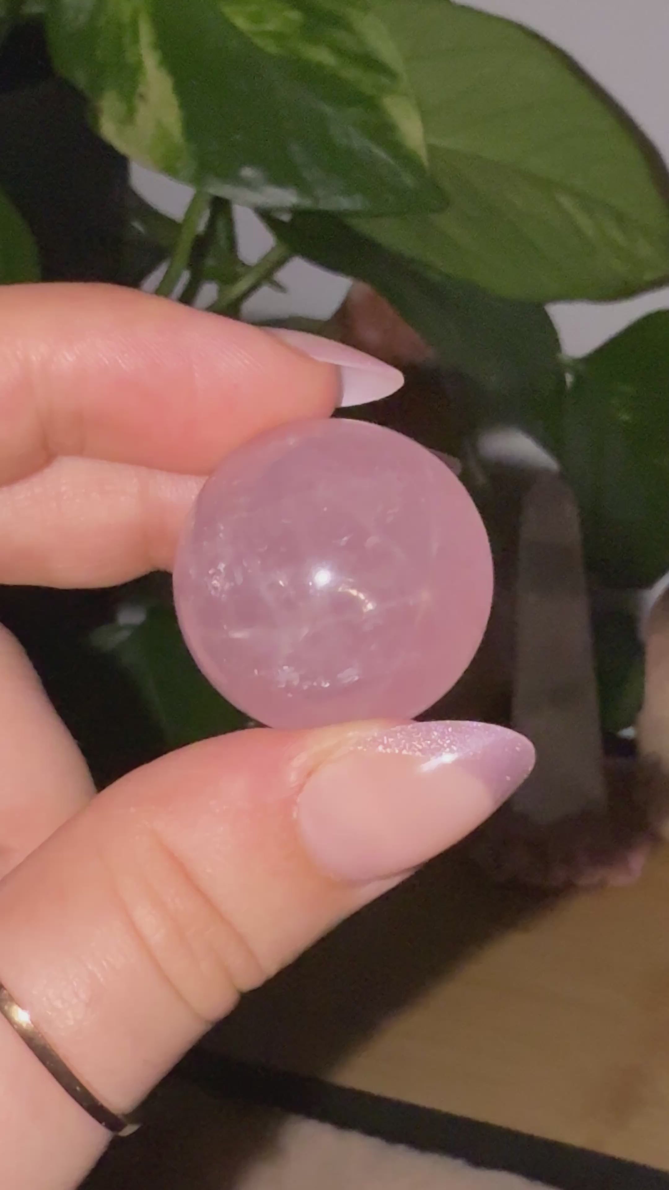 Rose Quartz Star Mini Spheres Asterism